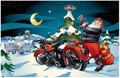 Harley-Davidson Christmas Holiday 2010 Collection | Harley davidson christmas cards, Christmas ...