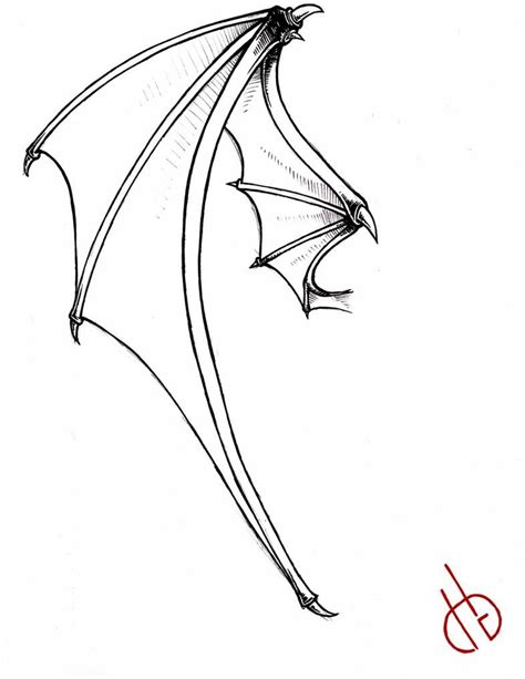 Bat Wing by Di-Gon on DeviantArt | Bat tattoo, Wings drawing, Bat wings