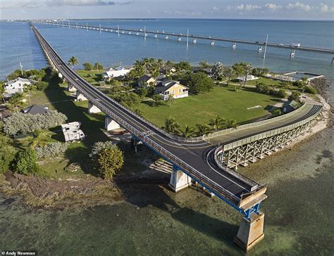 Florida's historic Old Seven Mile Bridge - which originally carried ...