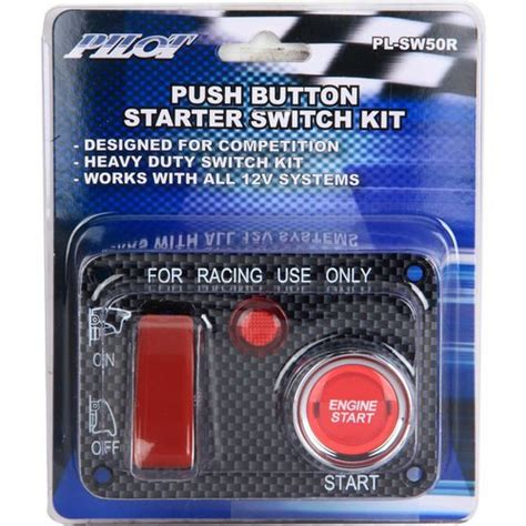 Pilot Automotive Push Button Starter Switch Kit | 9606889 | Pep Boys