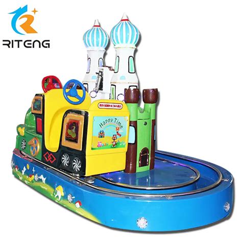 Amusement Indoor Trackless Train Attractive Electric Kiddie Ride Train ...