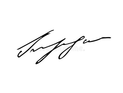 Vector Signature. Autograph Hand Drawn. Scrawl Signature. Handwritten Autograph. Handwriting ...