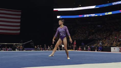 Olivia Dunne – Floor Exercise – 2018 U.S. Gymnastics Championships ...