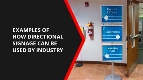 Examples of How Directional Signage Can Be Used by Industry - SpeedPro