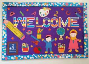 Welcome back to school bulliten board by Sumera Saleem | Montessori ...