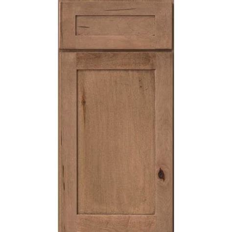 KraftMaid Deveron Rustic Maple Husk Stain 15-in x 15-in Cabinet Sample ...