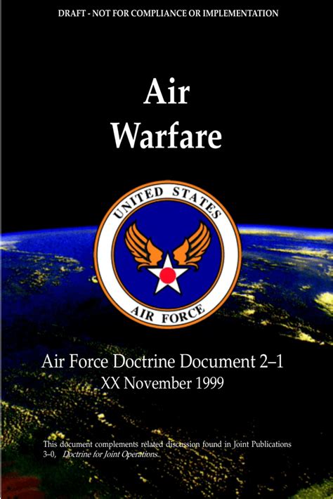 Air Warfare Air Force Doctrine Document 2 1 XX November 1999