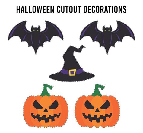 15 Best Free Printable Halloween Cutouts