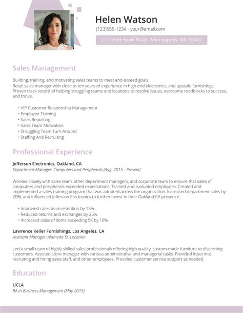 Applicant Resume Format