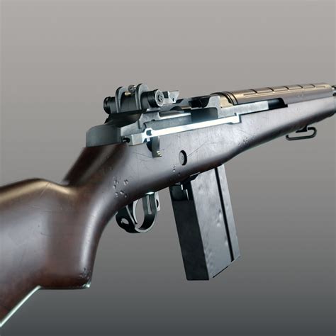 M14 Battle Rifle | CGTrader