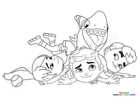 Sharkdog coloring pages - Coloring Pages for kids | Free and easy print or download