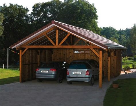 Custom Wood Carport: Carport With Attached Storage | Diy carport, Carport designs, Carport sheds