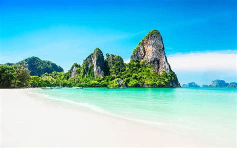 HD wallpaper: Maya Bay, Koh Phi Phi Leh Island, Thailand, Beaches | Wallpaper Flare
