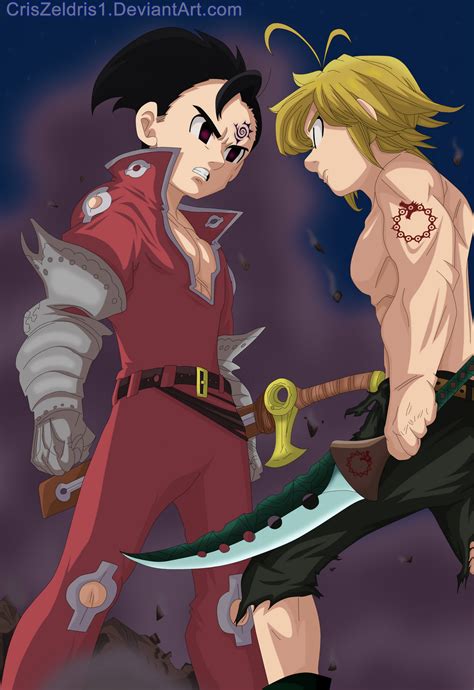 Zeldris vs Meliodas by CrisZeldris1 on DeviantArt