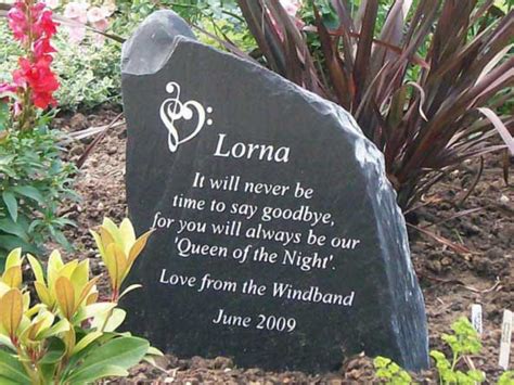 Garden Memorial Stones for People’s Ashes and Graves UK