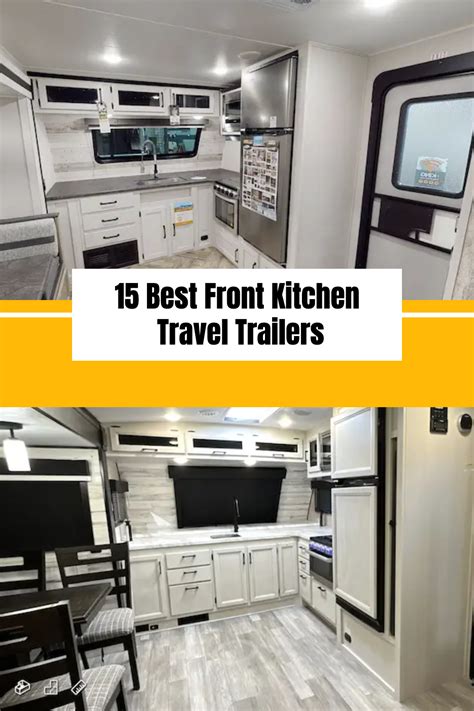 Best Front Kitchen Travel Trailers | Kitchen travel, Travel trailer floor plans, Travel trailer