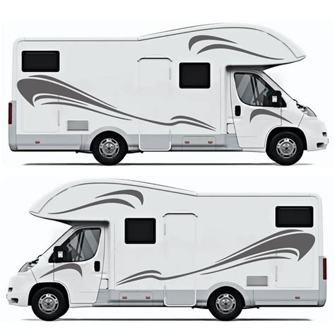 Motorhome Stripes Camper Van Horsebox Caravan RV Decals Sticker Graphic in 2022 | Rv decals ...