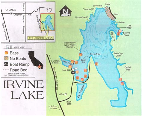 irvine-lake-fishing-maps-report. | Fishing maps, Lake fishing ...