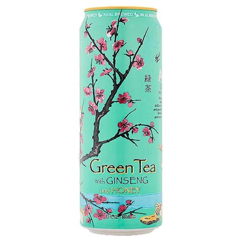 AriZona Green Tea with Ginseng and Honey, 23 fl oz - ShopRite