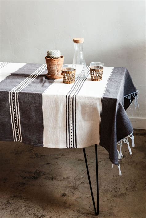 Traditional Handmade Mexican Tablecloth Rectangle Table Linen - Etsy ...