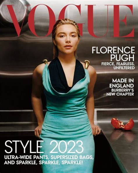 Florence Pugh is the Cover Star of VOGUE US Winter 2023 Issue