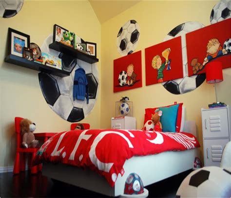 Lovely football room for boys (With images) | Kids bedroom designs, Kid ...