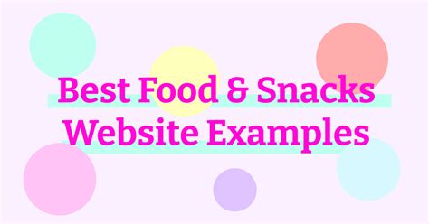 24 Best Food & Snacks eCommerce Website Examples (2023)