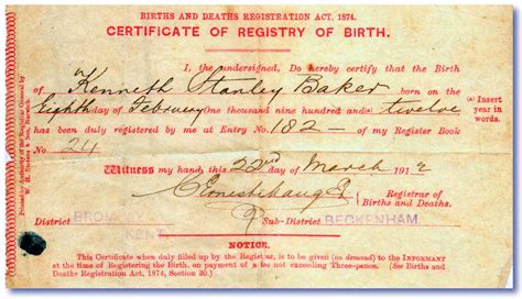 File:1912 Birth Certificate Ken Baker.jpg - Wikimedia Commons