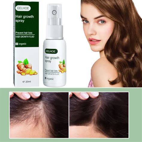 Dropship EELHOE Ginger Hair Growth Serum Hair Care Hair Root Treatment Mist Strengthening ...