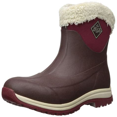 Muck Boot Company - Muck Boot Women's Arctic Apres Slip-On Waterproof Snow Boots Brown Rubber ...