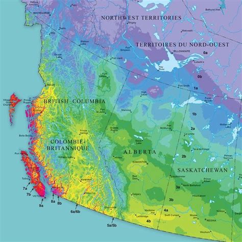 Growing Zones Map Canada