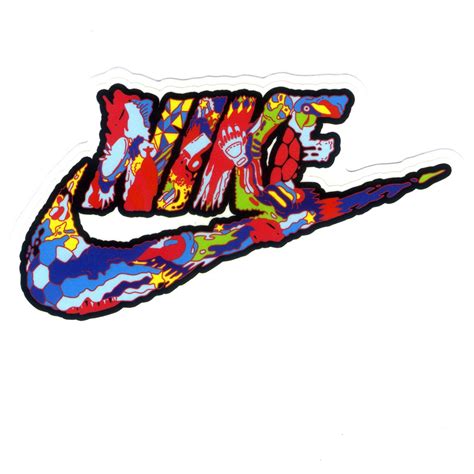 #1168 Nike swoosh Art Painting , 6x11 cm, decal sticker - DecalStar.com ...