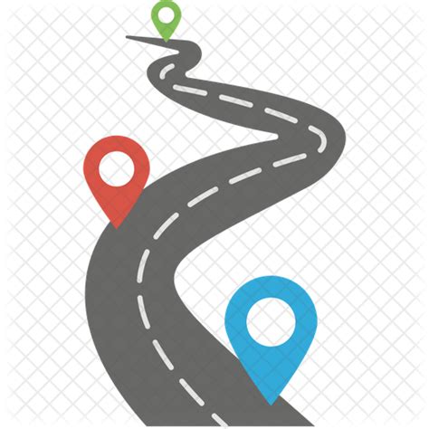 Roadmap Icon - Download in Flat Style