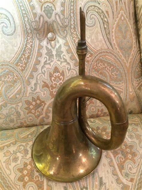 Antique Brass Horn Bugle Old Musical Instrument | Etsy | Old musical ...