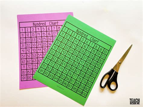 Hundred Chart Puzzle with Printable - Teach Beside Me Counting To 100 ...