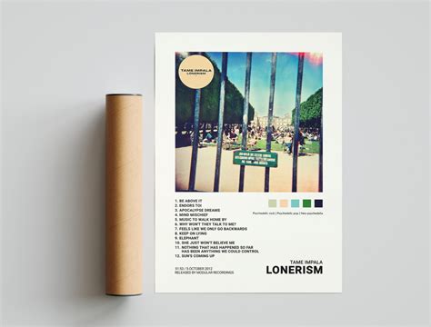 Tame Impala - Lonerism Album Cover Poster Print | Architeg Prints