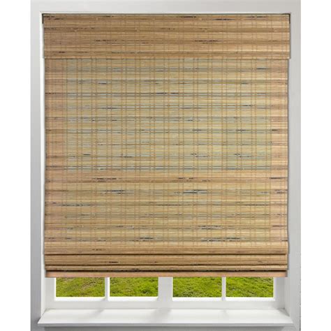 Arlo Blinds Cut-to-Size Tuscan Cordless Light-Filtering Bamboo Woven ...