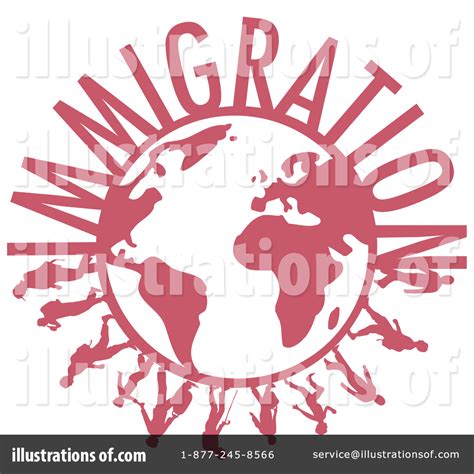 Immigration Clipart #1648867 - Illustration by Domenico Condello