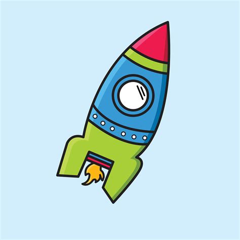 Illustration of Rocket Ship Vector Drawing 22052762 Vector Art at Vecteezy