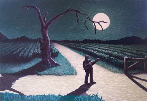 Robert Johnson Crossroads Painting at PaintingValley.com | Explore collection of Robert Johnson ...