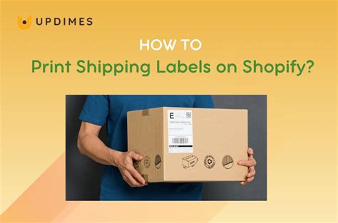 How to Print Shipping Labels on Shopify? | 2023 | UPDIMES