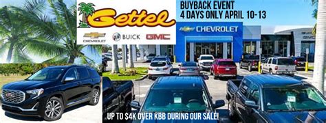 Gettel Chevrolet Buick GMC Buyback Event | Punta Gorda FL