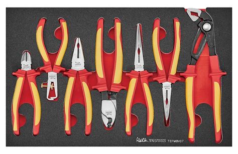 Insulated Plier Set FOAM3 7 pieces | TengTools