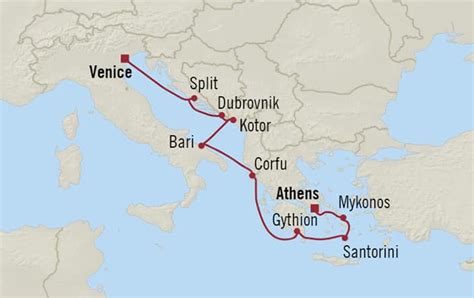 Cruise To Venice From Athens - 10 Night Cruise - Oceania Cruise ...