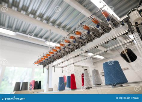 Sewing Thread Bobbin on Machine Stock Image - Image of orange, plant: 148163461