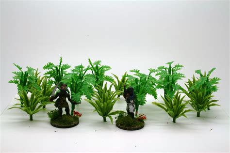 JUNGLE PLANTS pack of 20 Arcane Scenery Wargames Terrain – ARCANE Scenery and Models