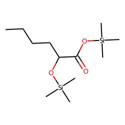 Hexanoic acid, 2-[(trimethylsilyl)oxy]-, trimethylsilyl ester (CAS 54890-07-2) - Chemical ...