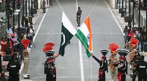 Wagah Border Flag Retreat