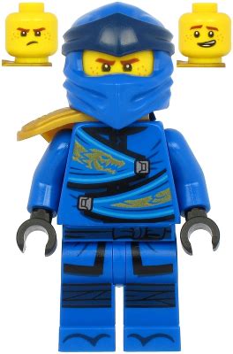 LEGO Minifigures - Jay - Legacy, Pearl Gold Armor Shoulder Pad ...