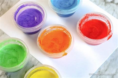 Homemade Finger Paint Recipe - Kids Craft - A Few Shortcuts